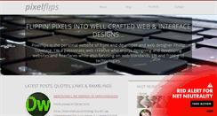 Desktop Screenshot of pixelflips.com